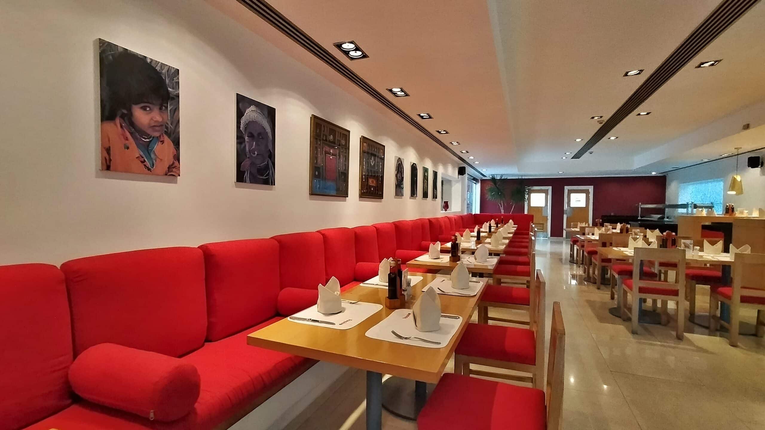 Pomodoro inside seating Italian restaurant in sharm el sheikh