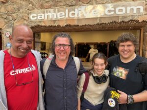 Steve's family with Mohamed