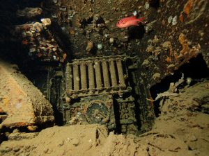 Inside one of the vehicles - SS Thistlegorm