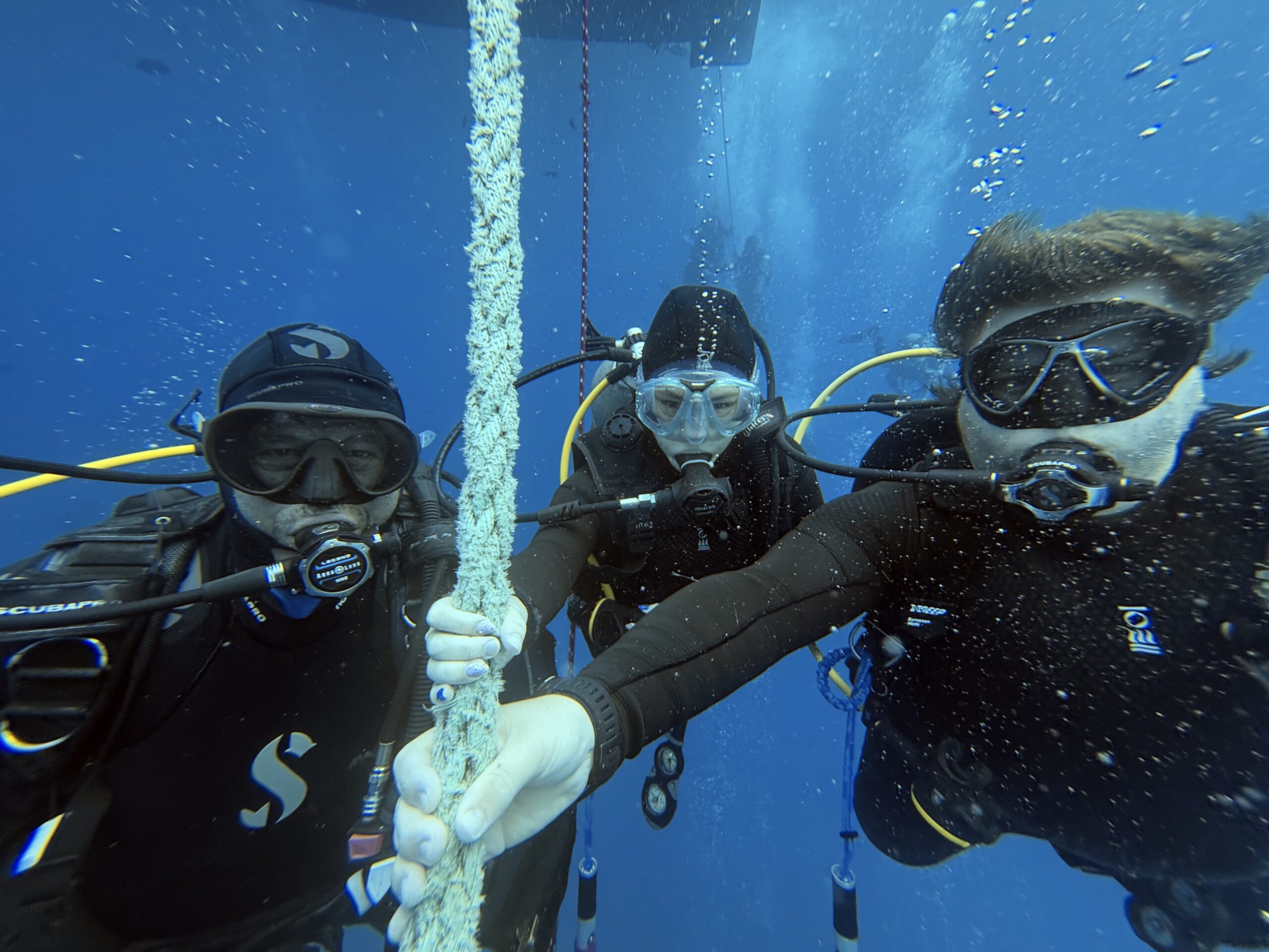 steve and kids diving in sharm steve and kids diving in sharm