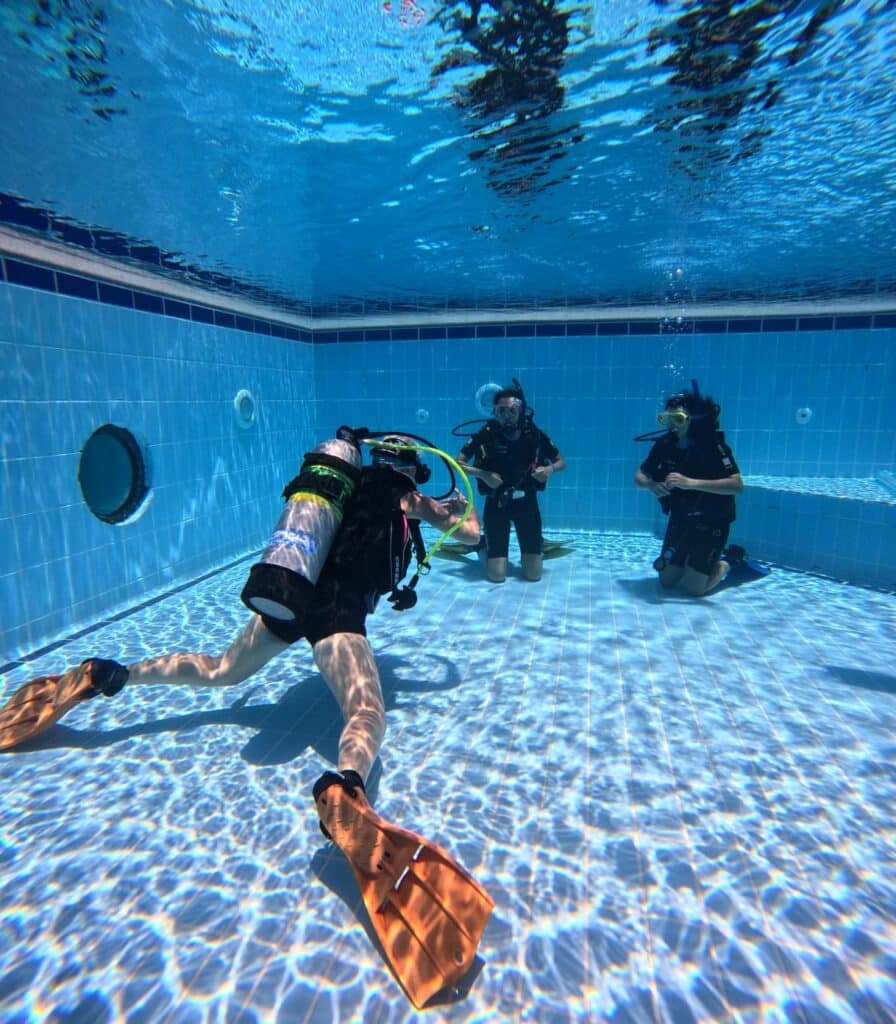 open water diver