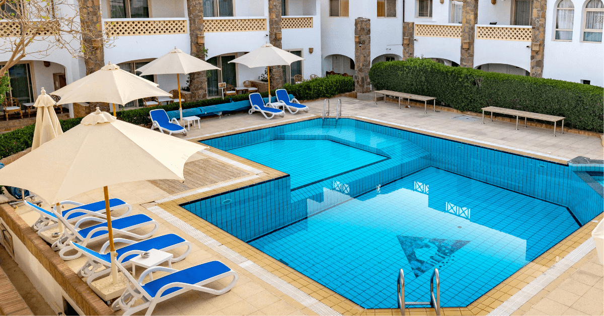 long stay in sharm el sheikh - Pool and hotel shot