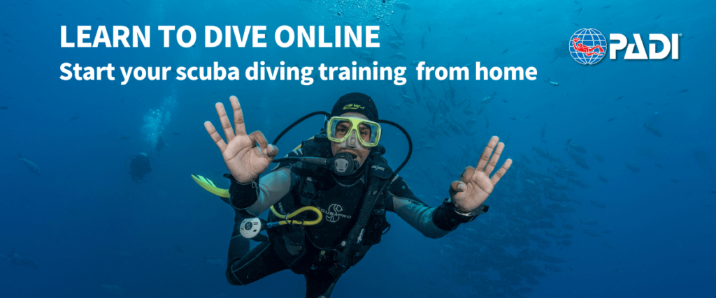 learn to dive online with PADI eLearning