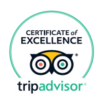 TripAdvisor certificate of excellence